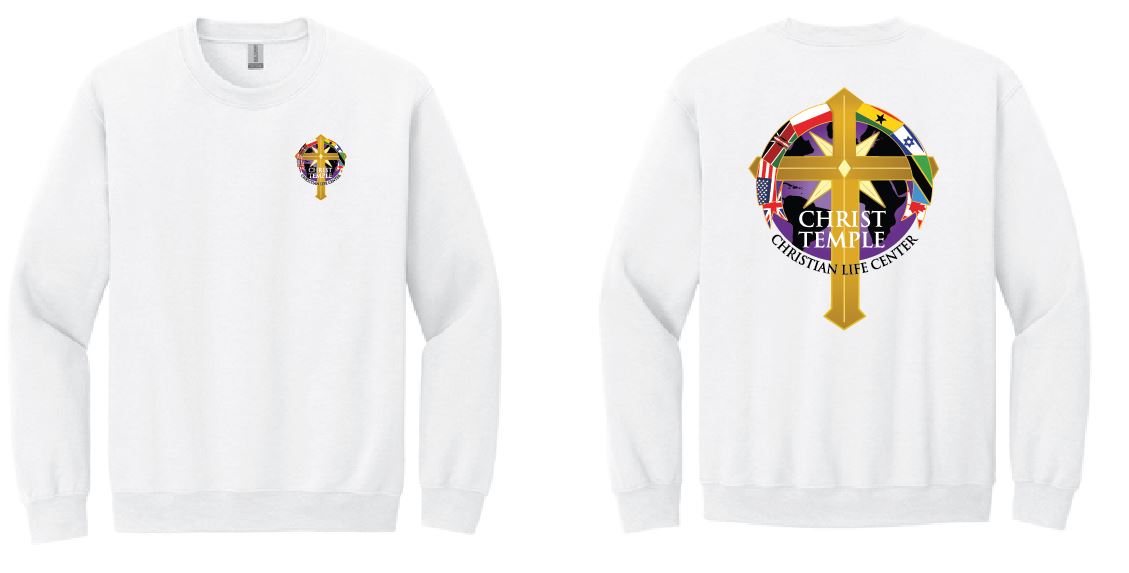 Christ Temple Sweatshirt double sided