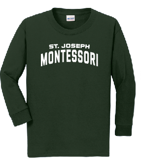 St. Joseph Montessori Design 3 (Long Sleeve) YOUTH