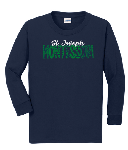 St. Joseph Montessori Design 1 (Long Sleeve) YOUTH