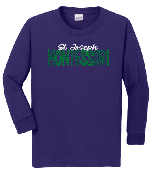 St. Joseph Montessori Design 1 (Long Sleeve) YOUTH
