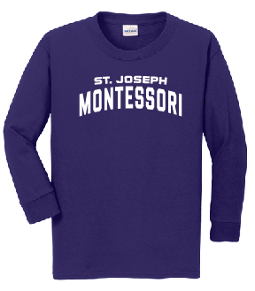 St. Joseph Montessori Design 3 (Long Sleeve) YOUTH