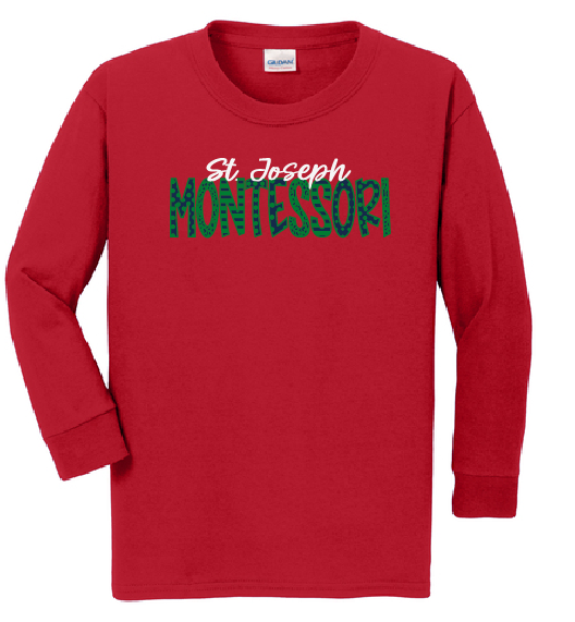 St. Joseph Montessori Design 1 (Long Sleeve) YOUTH