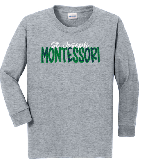St. Joseph Montessori Design 1 (Long Sleeve) YOUTH