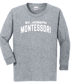 St. Joseph Montessori Design 3 (Long Sleeve) YOUTH