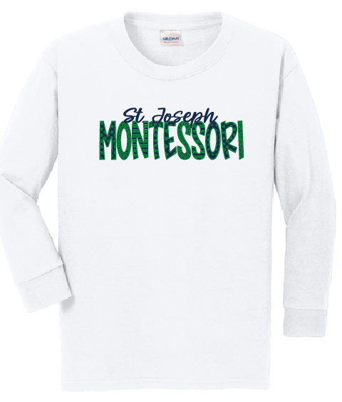 St. Joseph Montessori Design 1 (Long Sleeve) YOUTH
