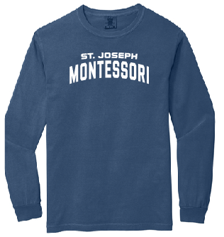 St. Joseph Montessori Design 3 (Long Sleeve) ADULT