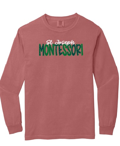 St. Joseph Montessori Design 1 (Long Sleeve) ADULT