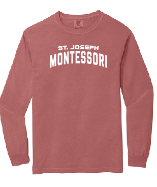 St. Joseph Montessori Design 3 (Long Sleeve) ADULT