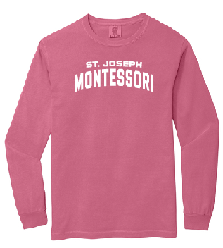 St. Joseph Montessori Design 3 (Long Sleeve) ADULT