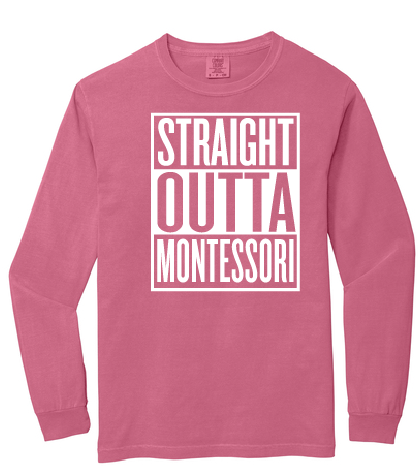 St. Joseph Montessori Design 2 (Long Sleeve) ADULT