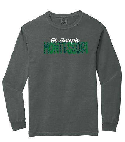 St. Joseph Montessori Design 1 (Long Sleeve) ADULT