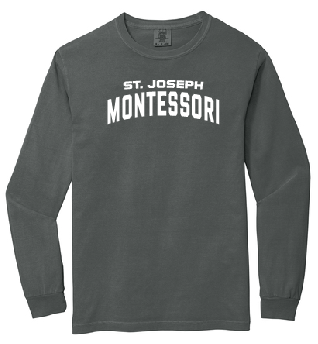 St. Joseph Montessori Design 3 (Long Sleeve) ADULT