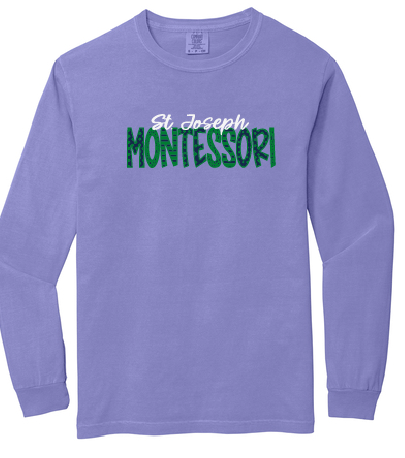 St. Joseph Montessori Design 1 (Long Sleeve) ADULT