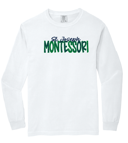 St. Joseph Montessori Design 1 (Long Sleeve) ADULT