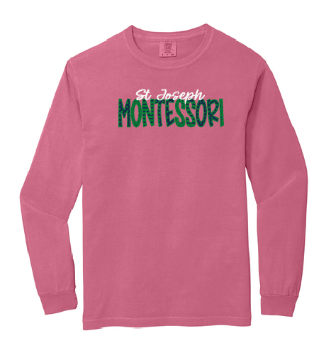 St. Joseph Montessori Design 1 (Long Sleeve) ADULT